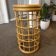 MCM Bamboo Rattan Umbrella