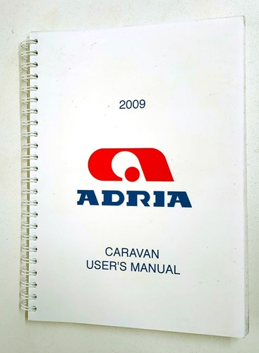Adria caravans 2009 - 2009, handbook