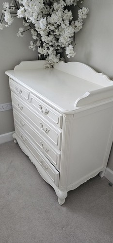Cream baby changer with - changer,