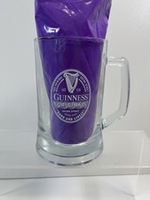 Guinness Original Extra Stout Beer Pint Tankard Glass VGC