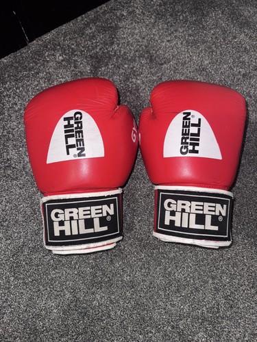 Green hill boxing gloves red - green,