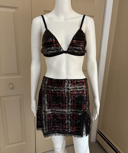 Women 2pc sequin plaid - women’s,