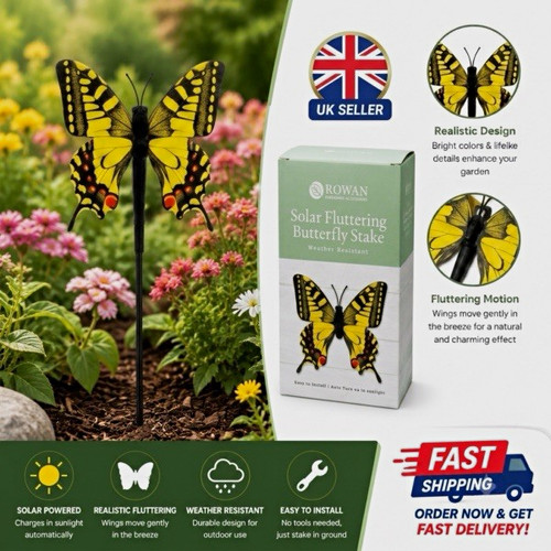 Solar fluttering butterfly - solar,