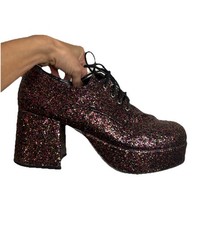 Men’s Glitter Platform Disco