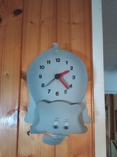 MOVING HEAD ELEPHANT WALL CLOCK SEE VIDEO