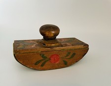 Vintage wooden ink blotter - ink,