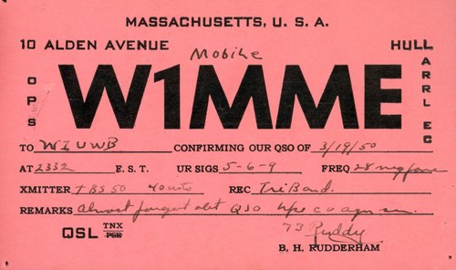 Vintage amateur radio - radio, qsl