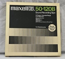 Maxell UD 50-120 Sound Recording Tape Metal Reel, 2400 ft
