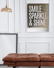 Smile Sparkle Shine Gold