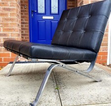 MID CENTURY DE SEDE HAUSSMANN RH-301 LOUNGE CHAIR BARCELONA CHAIR 