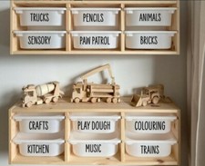 IKEA KALLAX TROFAST BOX LABELS