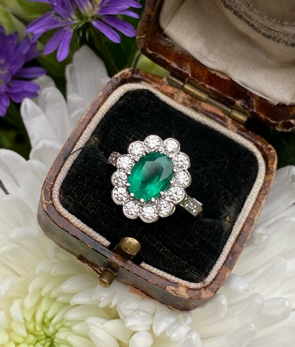 Victorian style emerald and - victorian,