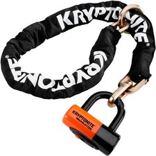 KRYPTONITE NEW YORK NOOSE 130CM CHAIN WITH EV SERIES 4 DISC LOCK THATCHAM CAT 3