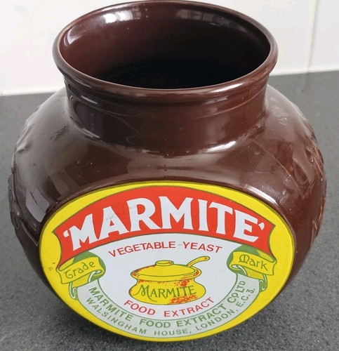 Large ceramic marmite jar 16oz - marmite,