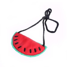 Mini Watermelon Crossbody Bag Children Cloth Cross Body Bag Purse for Kids (Red)