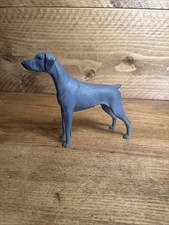 North Light  Rare Standing Grey Weimaraner Dog Figurine 1983