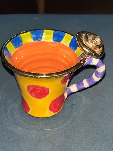Vibrant hand painted - hand-painted, ceramic