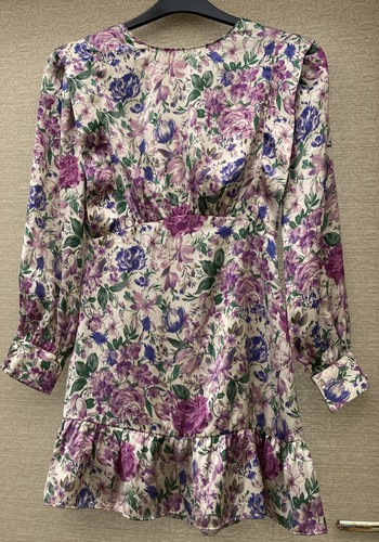 Zara satin feel dress size - zara,