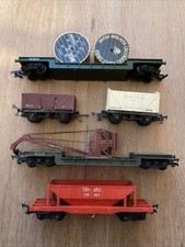 Tri-ang Wagons X5 Inc Crane And Hooper Wagon