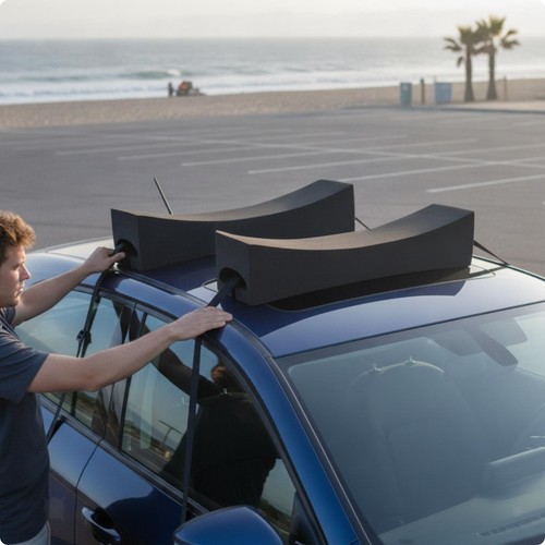 Pieces soft roof rack pads - 2,