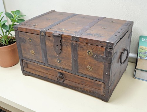 Vintage wooden large storage - vintage,
