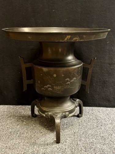 Vintage japanese bronze censer - japanese,