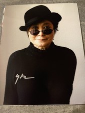 Yoko Ono signed Autographed