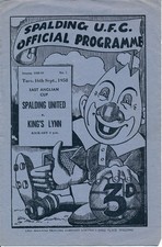 Spalding United v King's Lynn (East Anglian Cup) 1958/1959