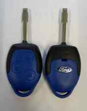 FORD TRANSIT MK7 3 BUTTON REMOTE  BLUE KEY FOB TIPPER TRUCK VAN CREW BUS 06-14