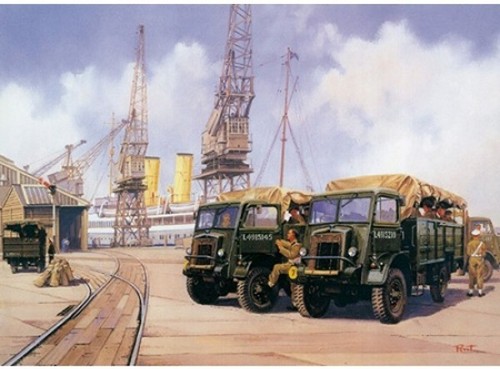 British army lorry bedford - army,