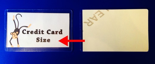 Credit card size cold - credit,