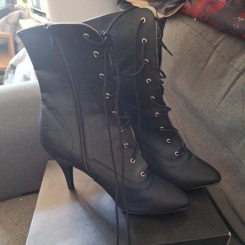 Pleaser ankle boots - pleaser, black