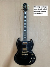 Epiphone - SG Custom - Ebony, HH, No Tremolo, Ebony Fingerboard