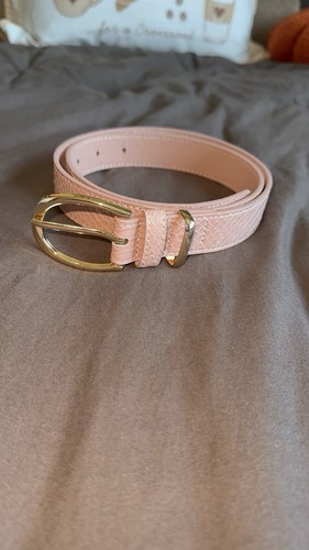 Pink and gold women belt - pink,