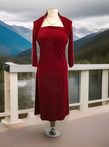 Vintage 1940s 1950s - style, red