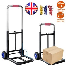 Heavy Duty Folding Lightweight Hand Sack Trolley Cart Wheel Truck Barrow