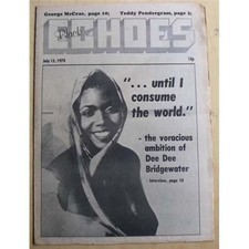 DEE DEE BRIDGEWATER BLACK ECHOES MAGAZINE JULY 15 1978 DEE DEE BRIDGEWATER COVER