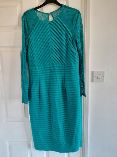 Linea turquoise dress laxce - dress,