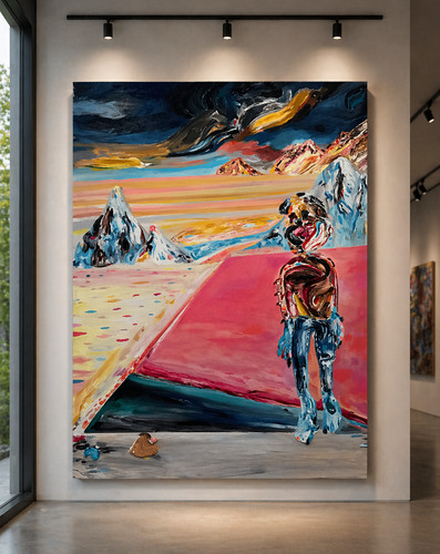 Original abstract figurative - original,