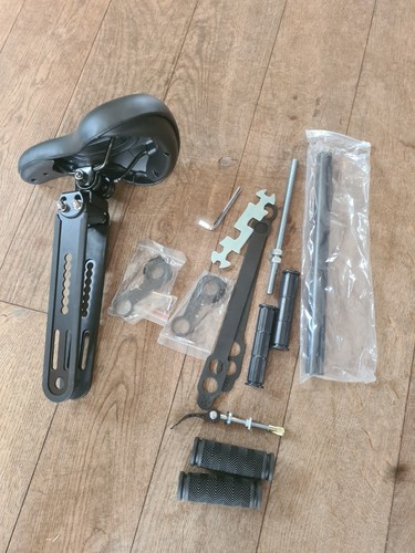 Kids bike seat with - seat, handlebar
