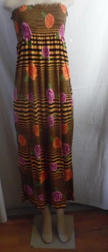 Gold drama long - maxi, dress