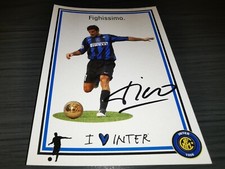 Luis Figo hand signed Inter