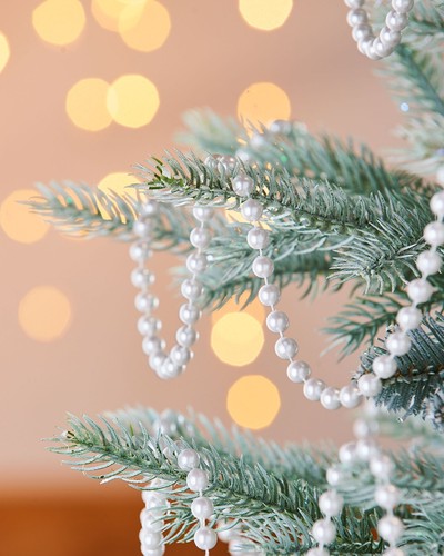 Beaded christmas tree garland - beaded,