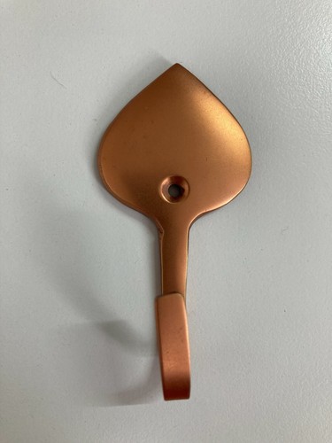 Copper heart curtain tie - heart,