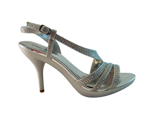 Silver slipper elle - silver,