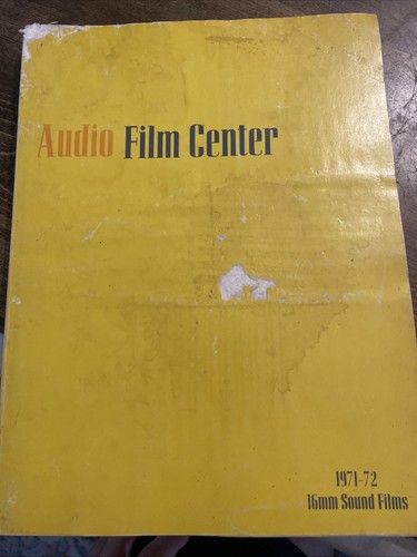 1971 audio film - audio, catalog