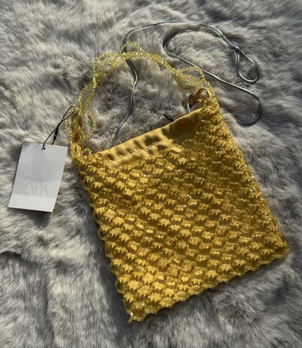 Zara beaded shoulder - , bag