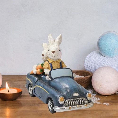 Easter bunnies decoration car - easter,
