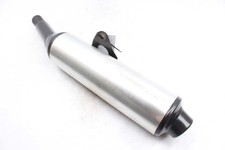 Exhaust silencer on the left