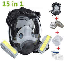 Full Face Gas Mask Reusable